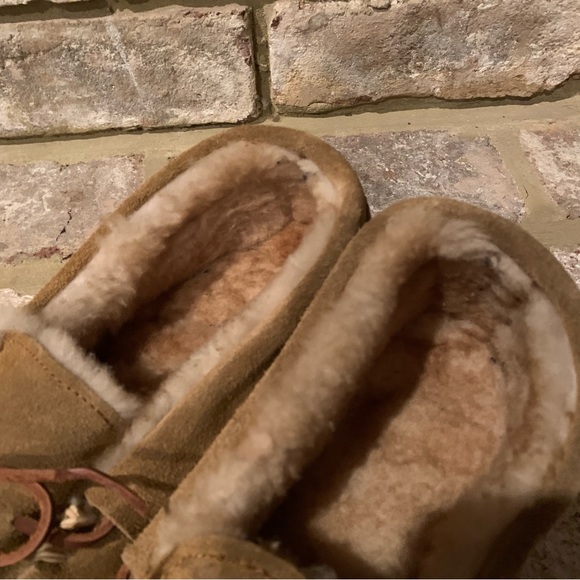 🎉3/$28🎉 EMU Ridge Australia | Men’s Shearling Moccasins - Picture 6 of 10